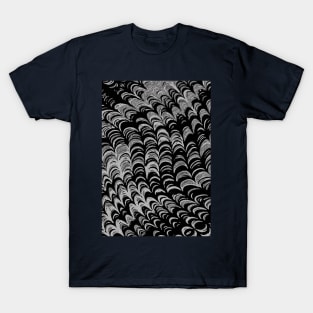 Black and white psychedelic pattern T-Shirt